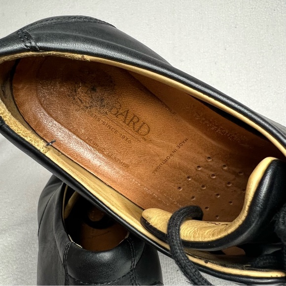 Samuel Hubbard Shoe Mens Founder Leather Black Lace Up Casual Vibram Sole 9.5 - Picture 12 of 15